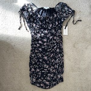⭐️Black floral lace junior dress